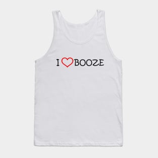 I Love Booze Tank Top